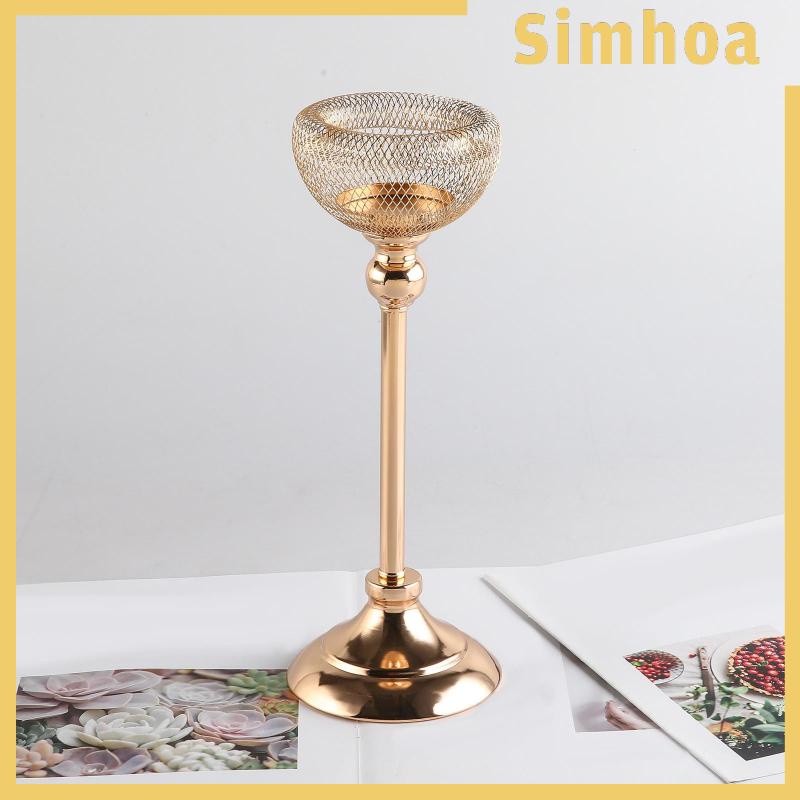 Chân Nến Trang Trí Đứng Hình Trụ Độc Đáo 20.5cm