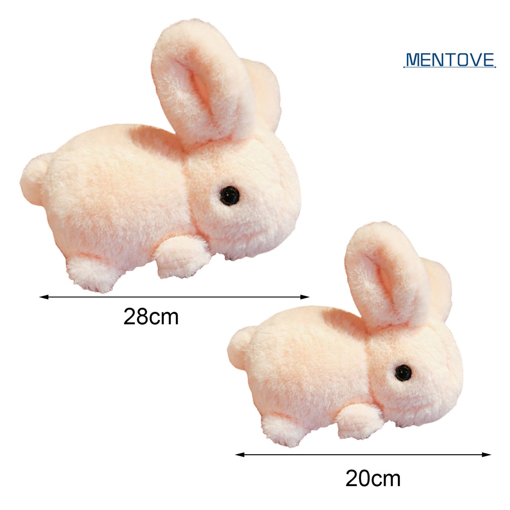 Thỏ Nhồi Bông 3D Trang Trí Đáng Yêu 20 / 28cm