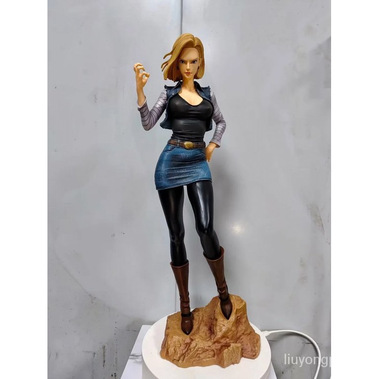 Super Saiyan GK Super Magic mobile artificial man 18 standing statue model boxed hand-held 7BHN