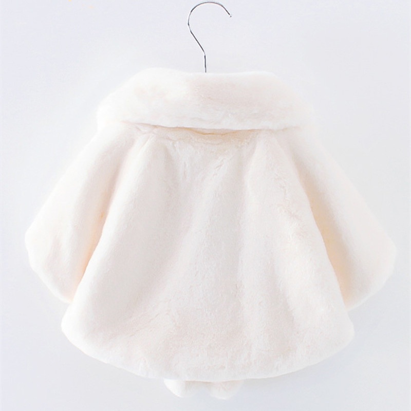 Áo Khoác Giả Lông Thú Thời Trang Xuân Thu Phong Cách Mới Cho Bé Gái