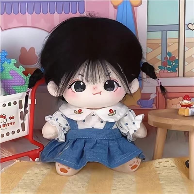 Búp Bê Đồ Chơi Nhồi Bông Cotton Cứng 20cm Đáng Yêu Dành Cho Nữ