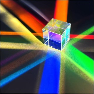Conopery Magic Prism Cube Toy Prism Prism Sun Catcher X-Cube Dichroic Cube