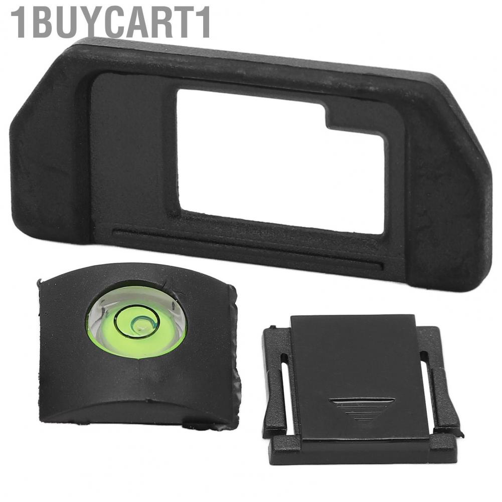 1buycart1 Viewfinder Eye Cup Set  Corrosion Resistant Scratch Eyecup Cold Shoe Cover Level Sets for EM10 EM5