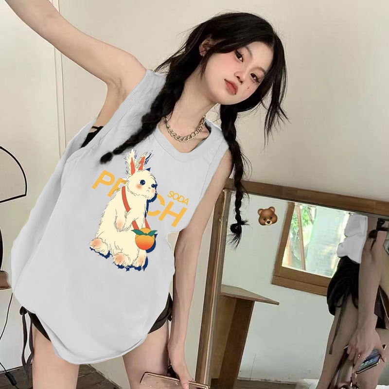 Áo Thun Sát Nách Màu Sắc Ngọt Ngào Thời Trang Mùa Hè Cho Nữ