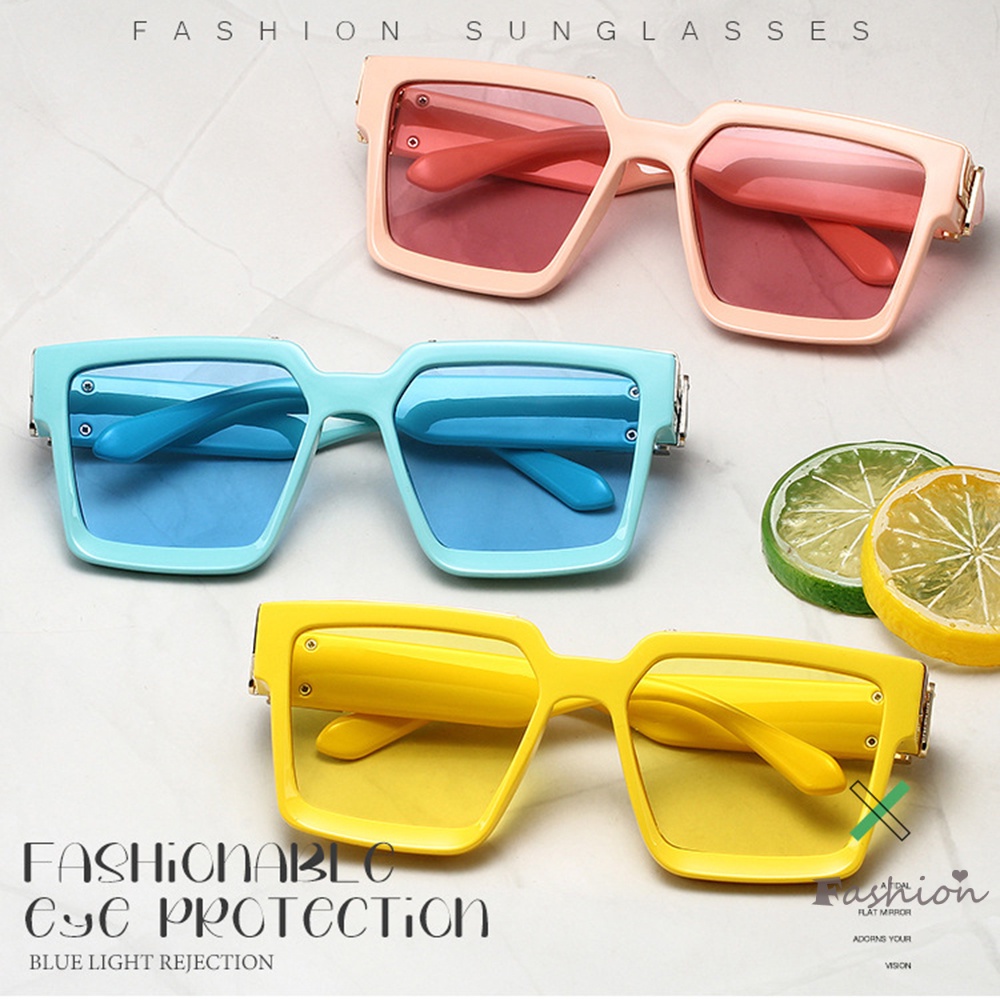 Kính Mát Gọng Vuông Lớn Thời Trang Cho Nam