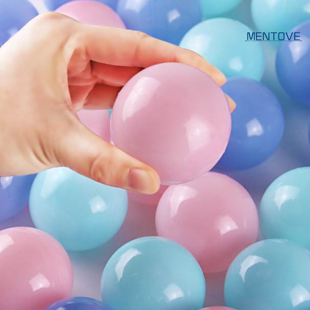 Set 100 Quả Bóng Nhựa Span Nhiều Màu Vui Nhộn Cho Bé