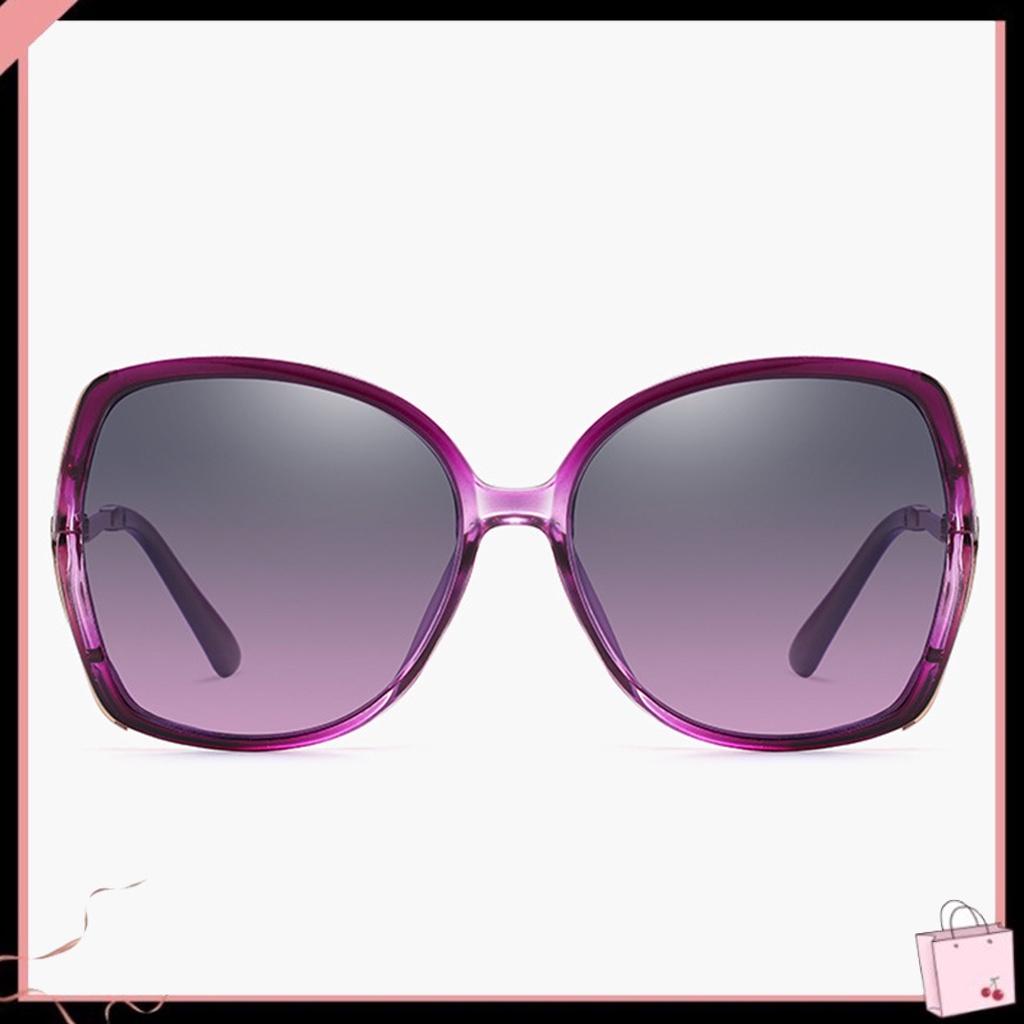 Kính Mát Gọng Lớn Thay Đổi Màu Sắc Chống Tia UV400 Dành Cho Nữ