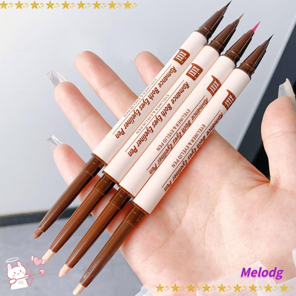 Set 2 Bút Kẻ Mắt Hai Đầu Siêu Mịn Lấp Lánh