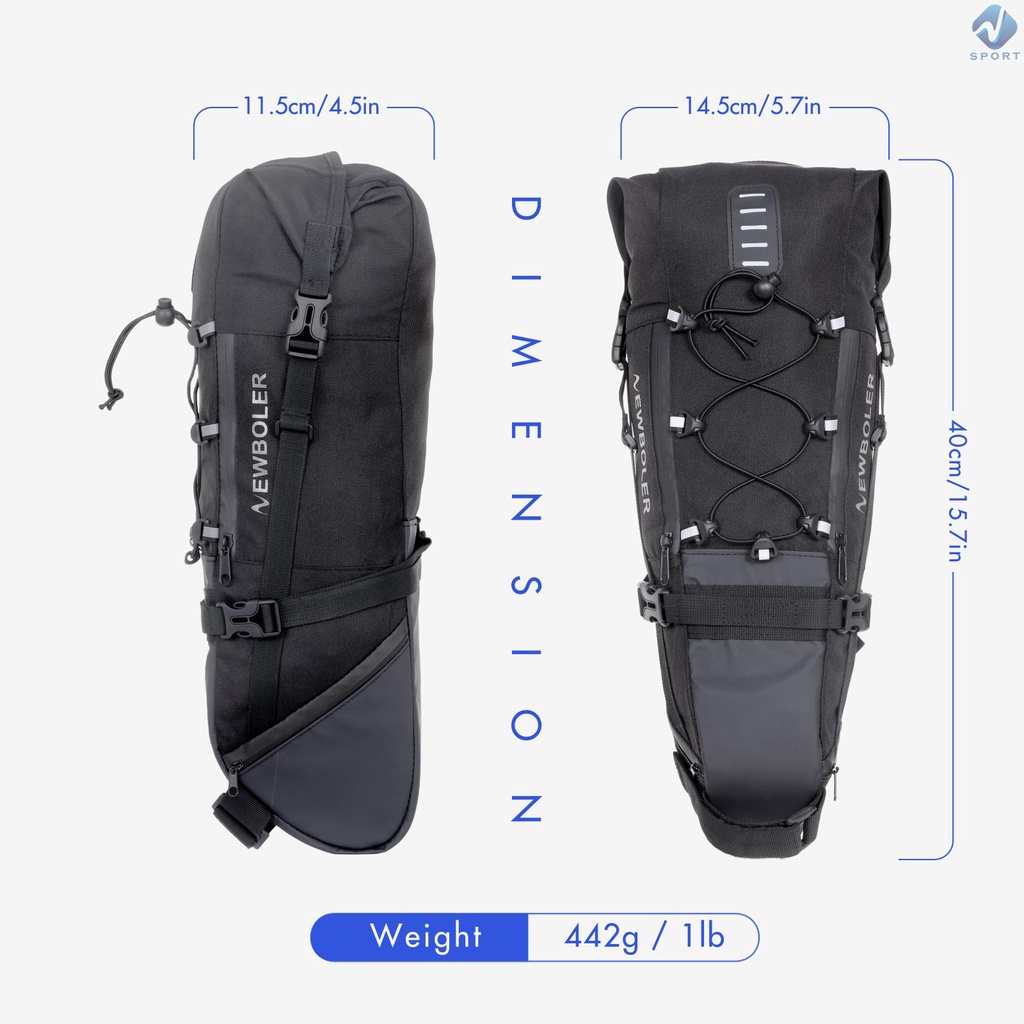 Túi Đựng Đồ Dung Tích 3-10L Gắn Dưới Yên Xe Đạp Leo Núi