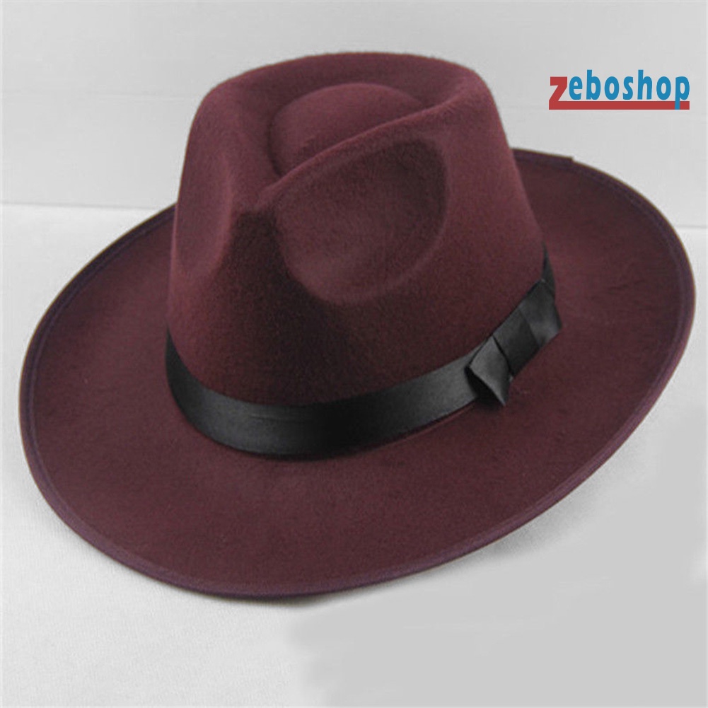 Nón Panama Vành Rộng Thời Trang Unisex