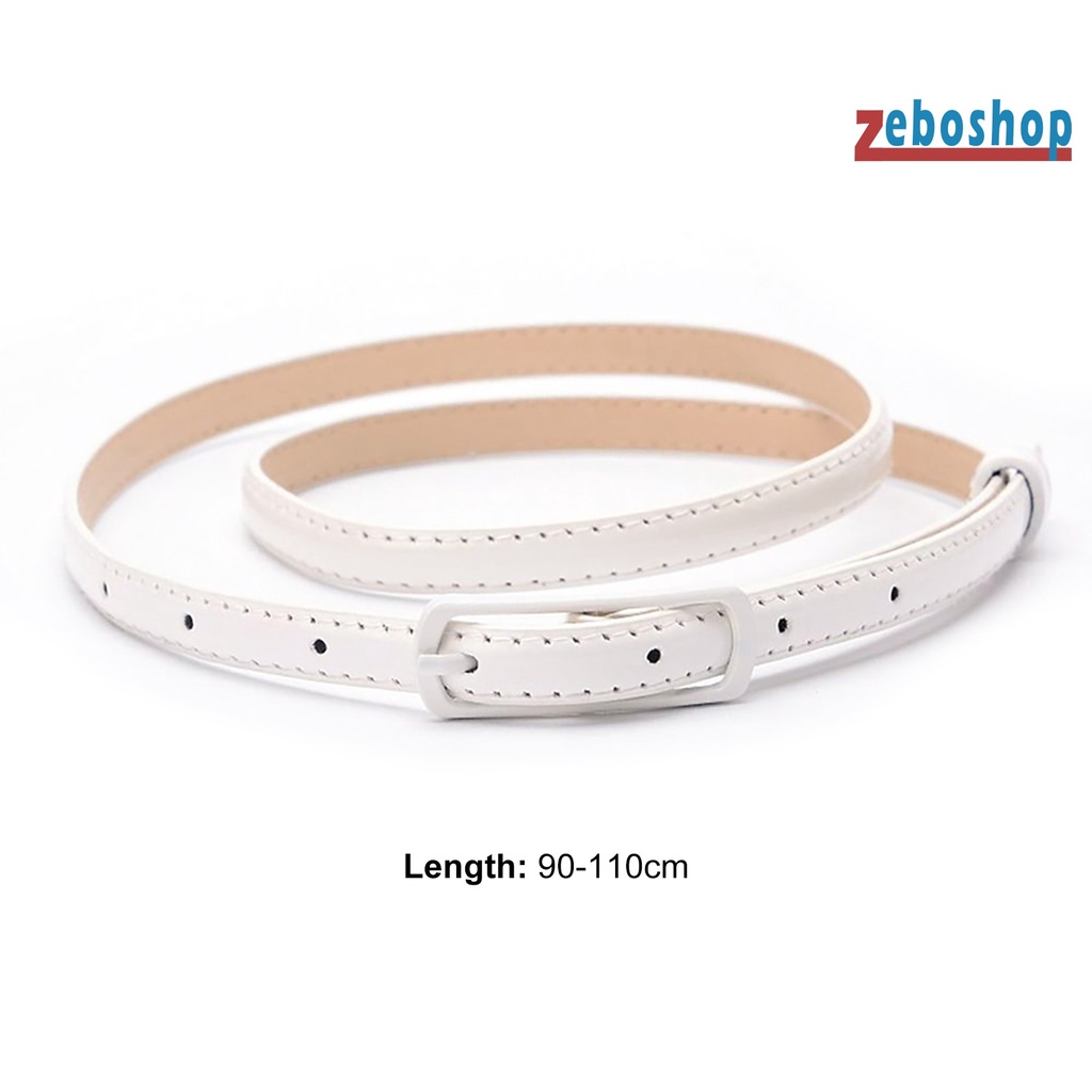 Thắt Lưng Giả Da Bản Nhỏ Dễ Điều Chỉnh Thời Trang Cho Nữ