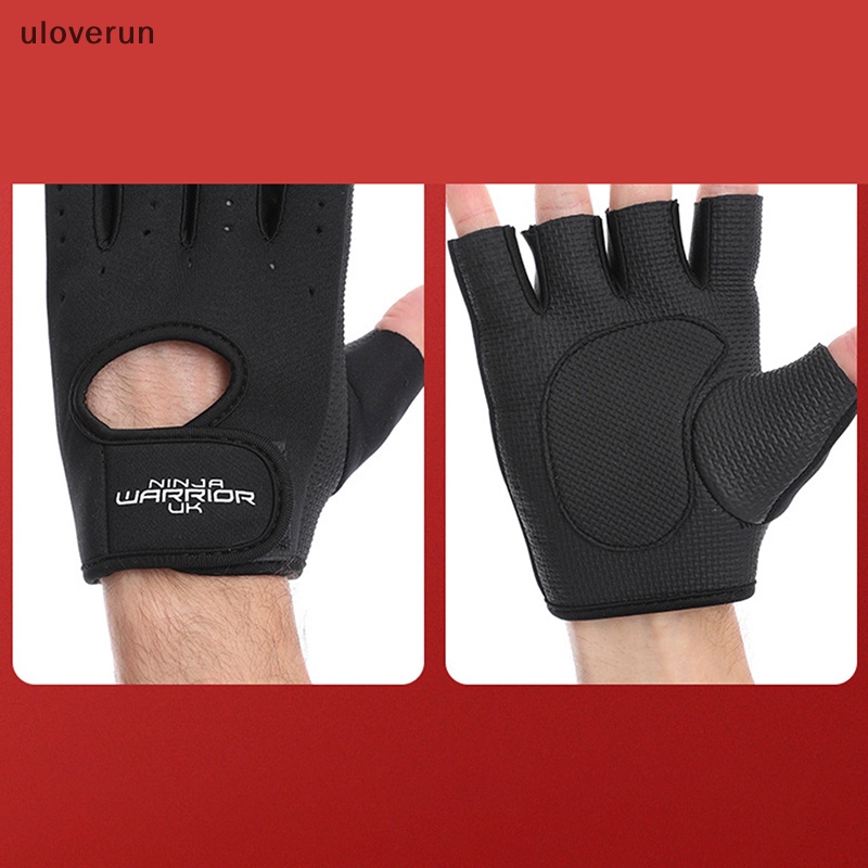 Găng Tay Thể Thao Hở Ngón Chống Trượt Cho Nam