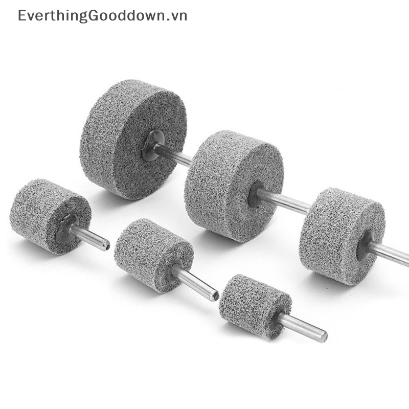 Set 2 Đầu Mài Đánh Bóng Bằng Sợi Nylon 7P9P Có Tay Cầm Bằng Thép Không Gỉ Tiện Dụng