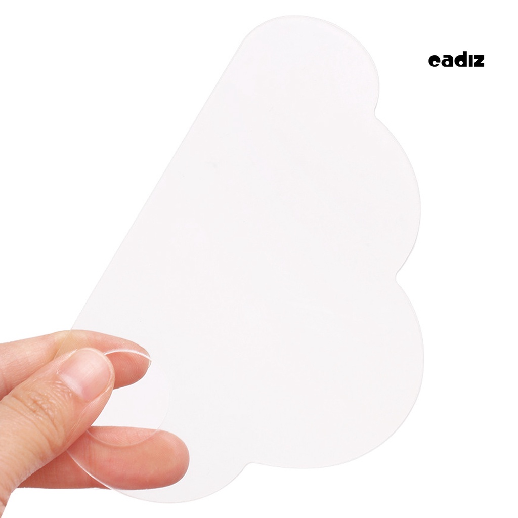 Bộ 4 Khay Đựng Màu Móng Tay Có Lỗ Treo Hình Oval / Lá / Đám Mây / Bán Nguyệt / Tròn Dễ Làm Sạch