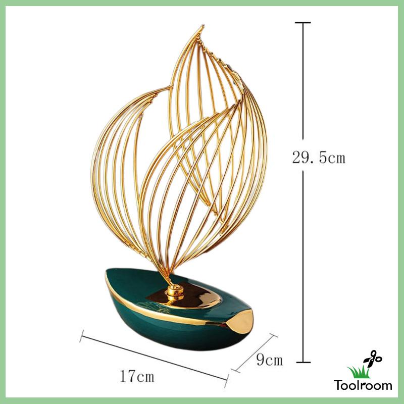 Tượng Thuyền Buồm Sang Trọng Dùng Trang Trí Bàn Tiệc Bãi Biển