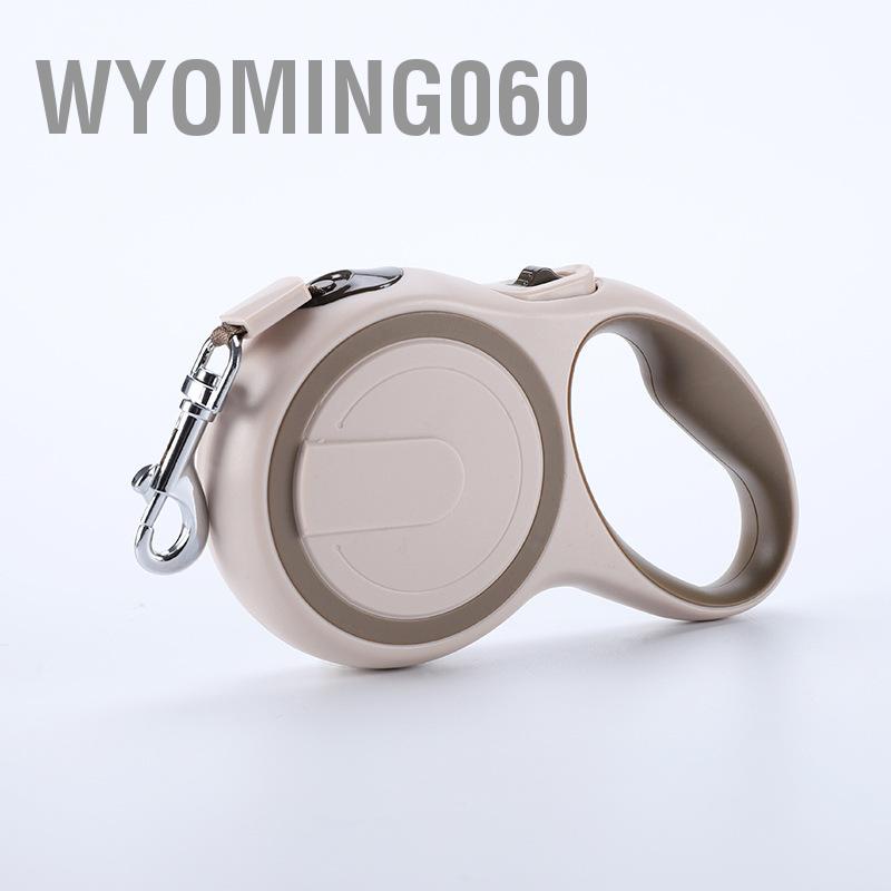 Wyoming060 Dây Xích Chó Có Thể Thu Vào Cho Thú Cưng Đi Bộ Tay Cầm Chống Trơn Trượt Không Phản Quang Nhỏ Mèo Lên Đến 44lbs