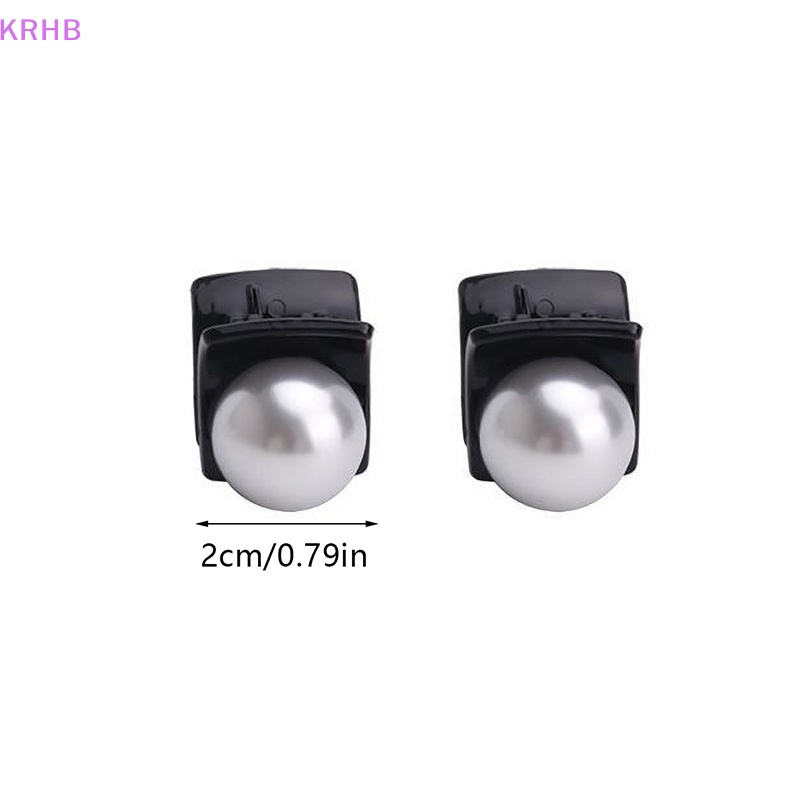 Kẹp Tóc Hình Nơ Đính Ngọc Trai Phong Cách Vintage Dành Cho Nữ Mới