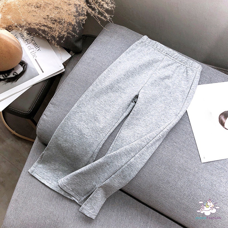 Quần Dài Ống Loe Xẻ Tà Phong Cách Hàn Quốc Cho Bé Gái