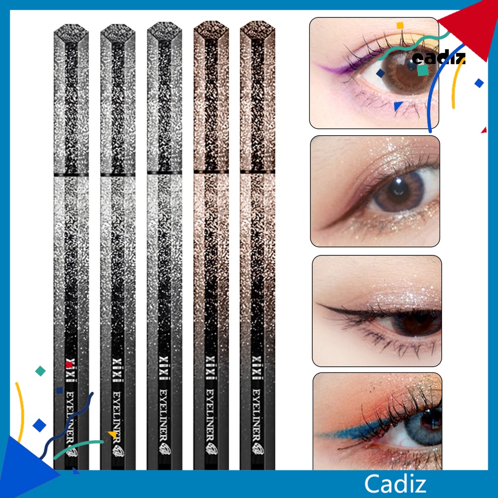 Bút Kẻ Mắt 1.2ml Lâu Trôi Chống Thấm Nước Chống Nhòe Thiết Kế Vỏ Lấp Lánh Ánh Sao