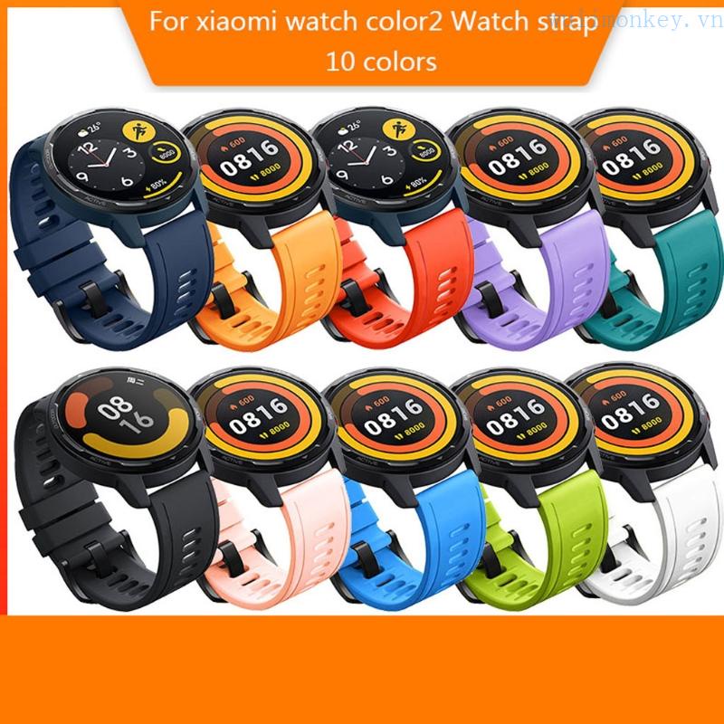 Dây Silicone Thay Thế Cho ĐồNg Hồ 2 MàU SắC Đa DạNg