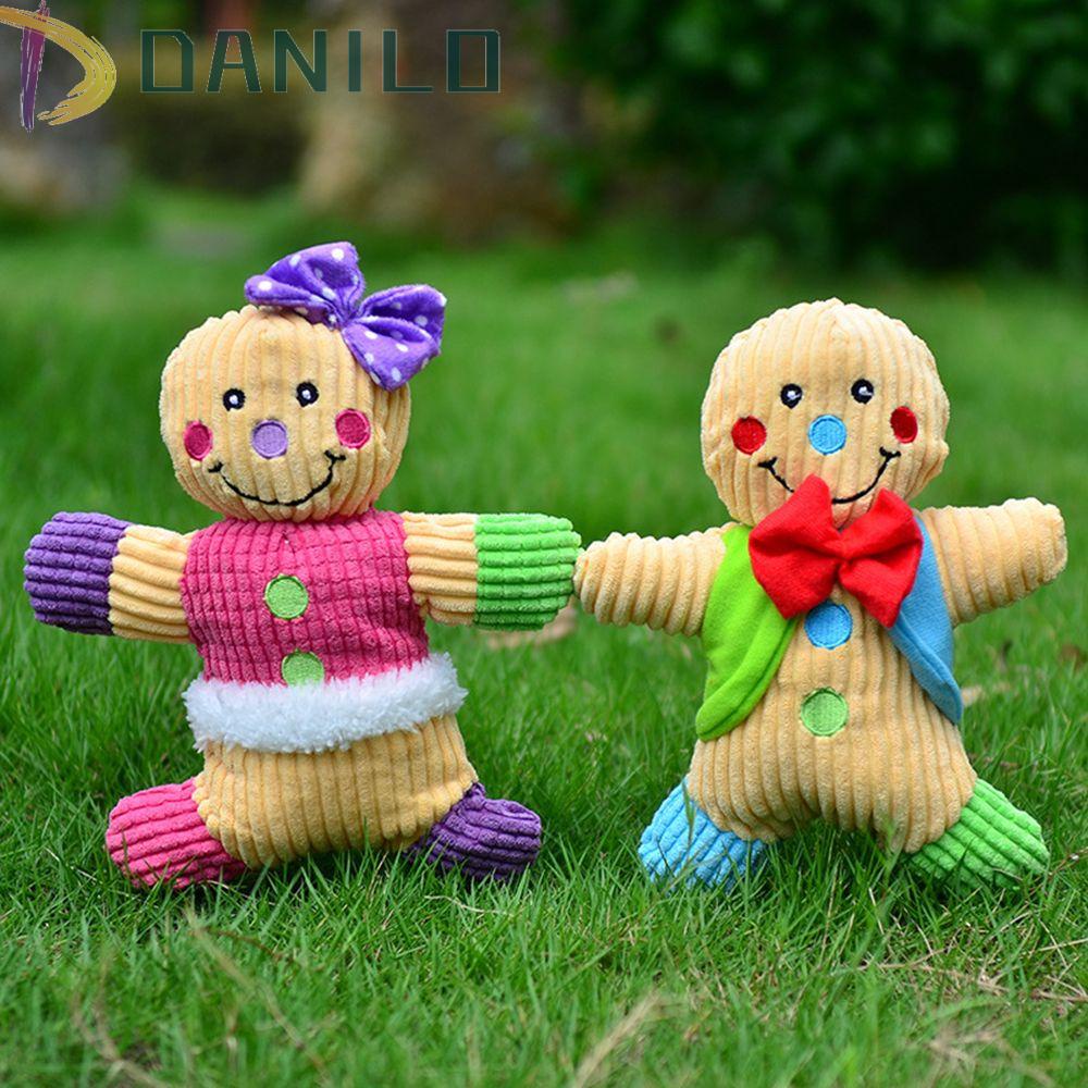 Danilo Đồ Chơi Phát Ra Tiếng Kêu Hình Bánh Gừng Giáng Sinh Cho Cún Cưng