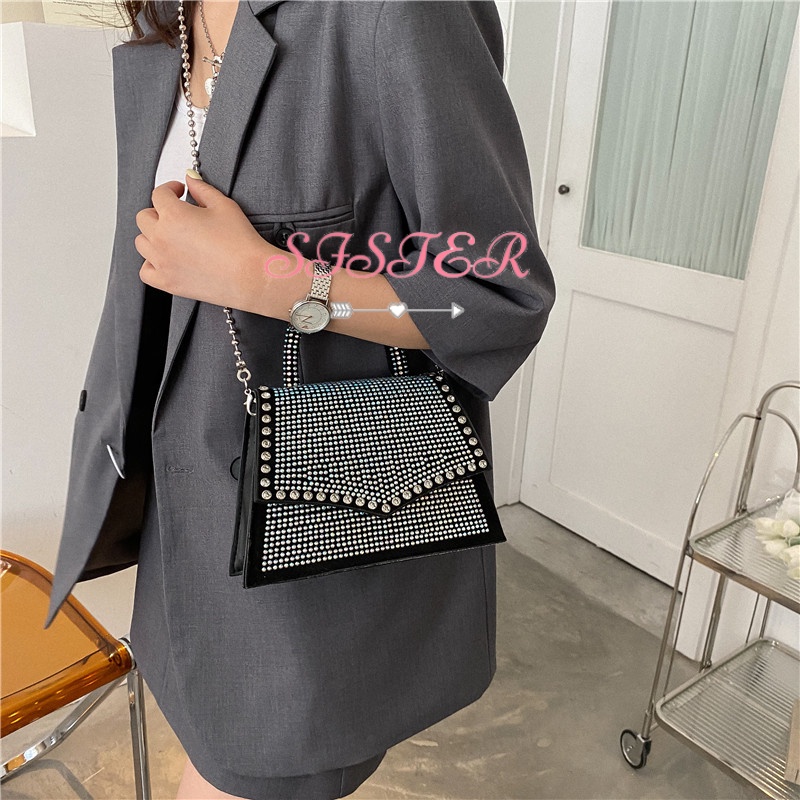 SISTER túi nữ túi đi tiệc túi xách túi totetúi nữ đeo chéo Túi Xách Đeo Chéo Nữ L21T0VM