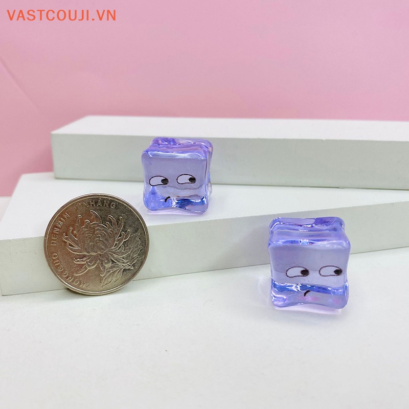 Set 5 Viên Đá Dạ Quang Trong Suốt Có Mặt Dây Chuyền Bằng Resin DIY
