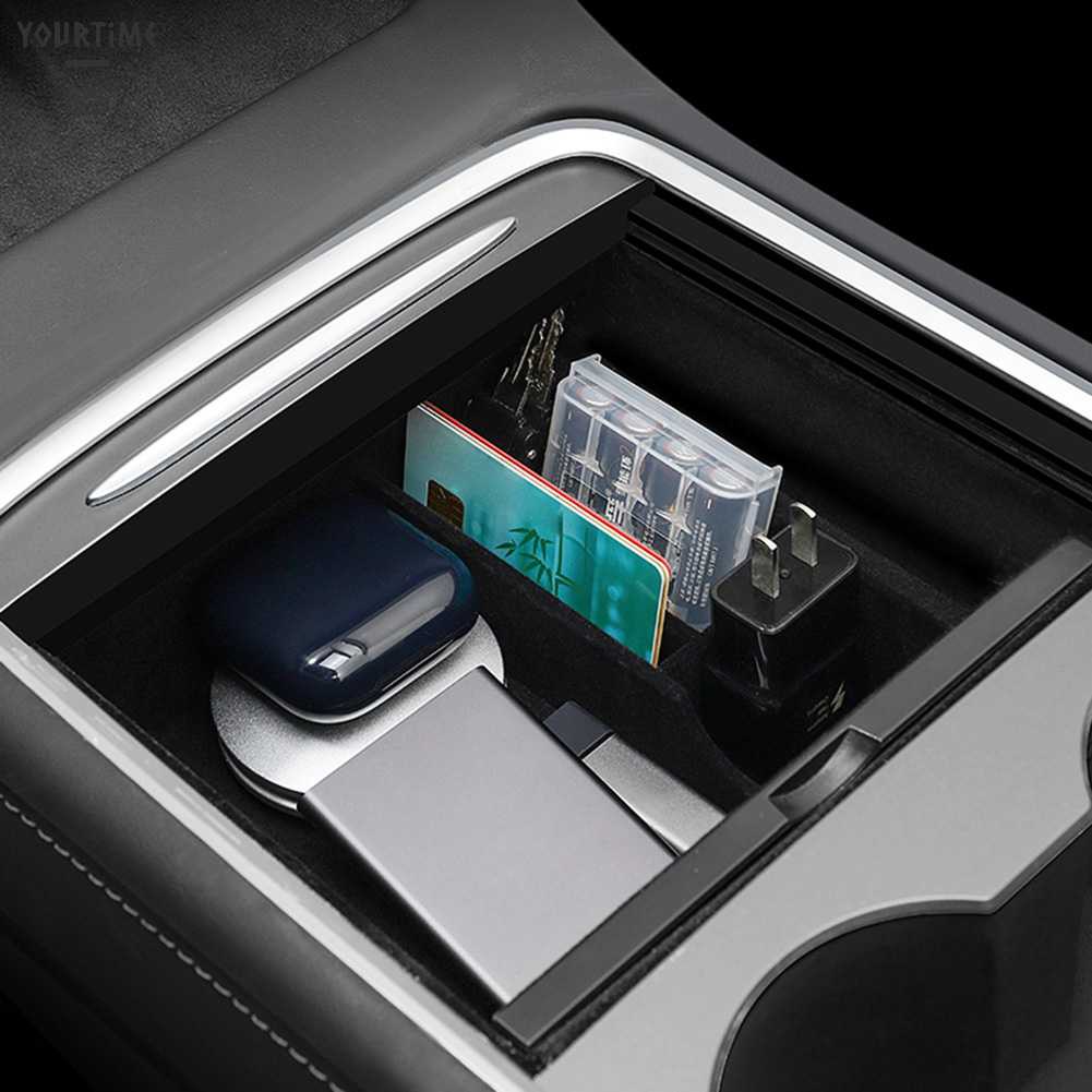 Hộp Đựng Vật Dụng Bệ Tì Tay Cho Tesla Model 3 Y 2021