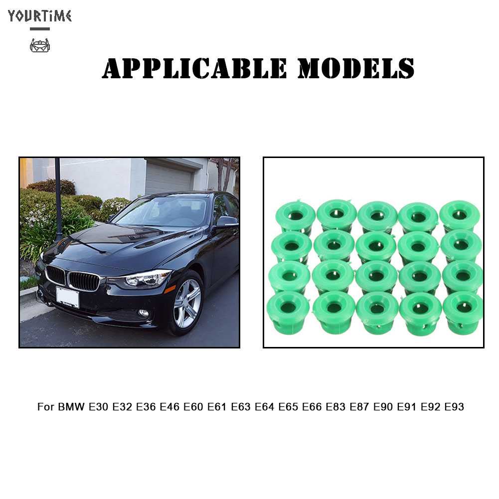 Set 20 Kẹp Phụ Tùng Cao Cấp Cho Xe Ô Tô BMW E30 E32 E36 E46 E60