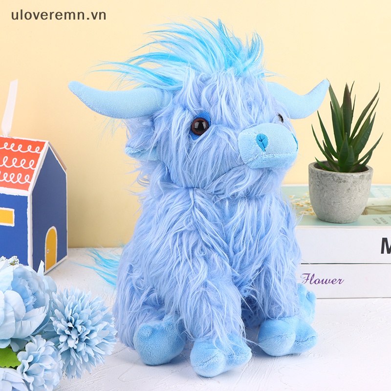 Búp Bê Nhồi Bông Hình Bò Cao 25cm Mềm Mại Trang Trí Nhà Cửa