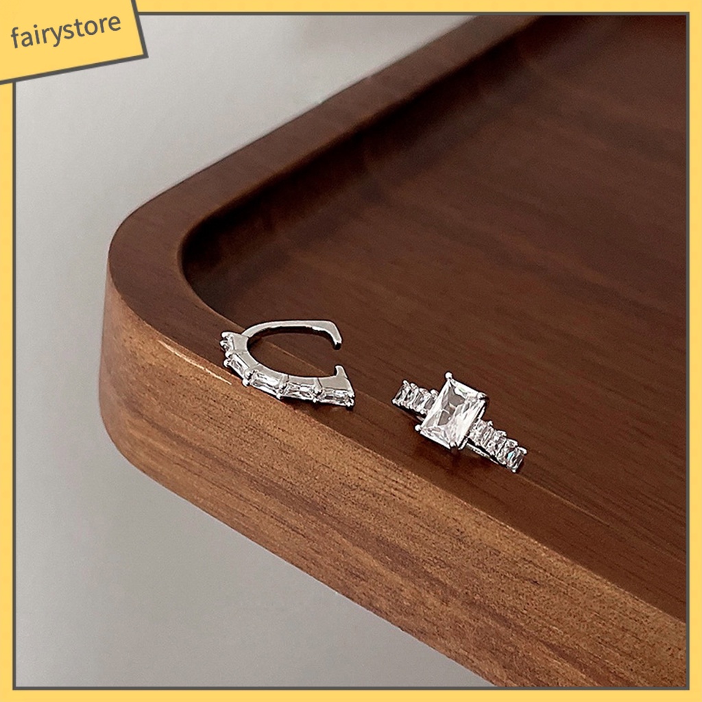 [FRO] 1 Khuyên Kẹp Tai Thời Trang Sáng Bóng Không Cần Xỏ Lỗ Thanh Lịch Cho Nữ