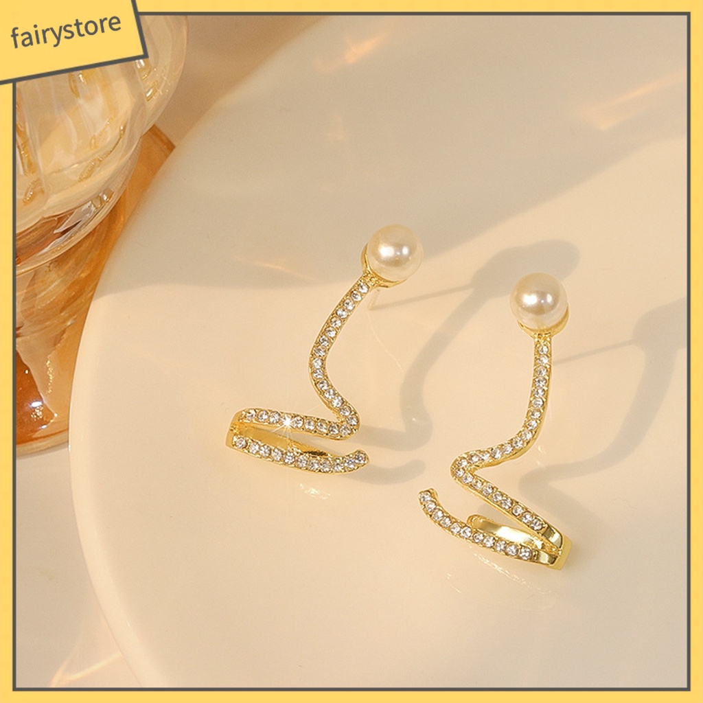 1 Đôi Bông Tai Lấp Lánh Thanh Lịch Thời Trang Hàng Ngày Cho Nữ