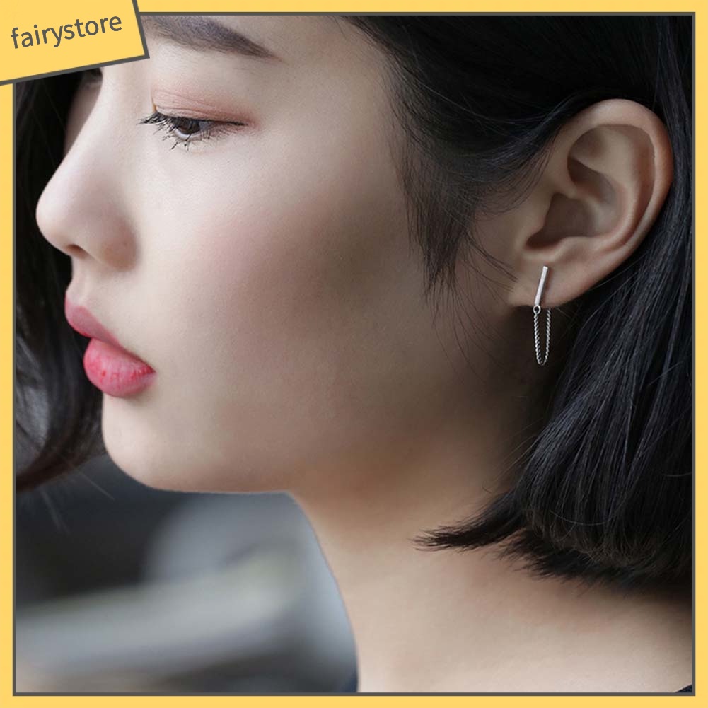 Khuyên Tai Dạng Hạt Chuỗi Tối Giản Cho Nữ [FRO]