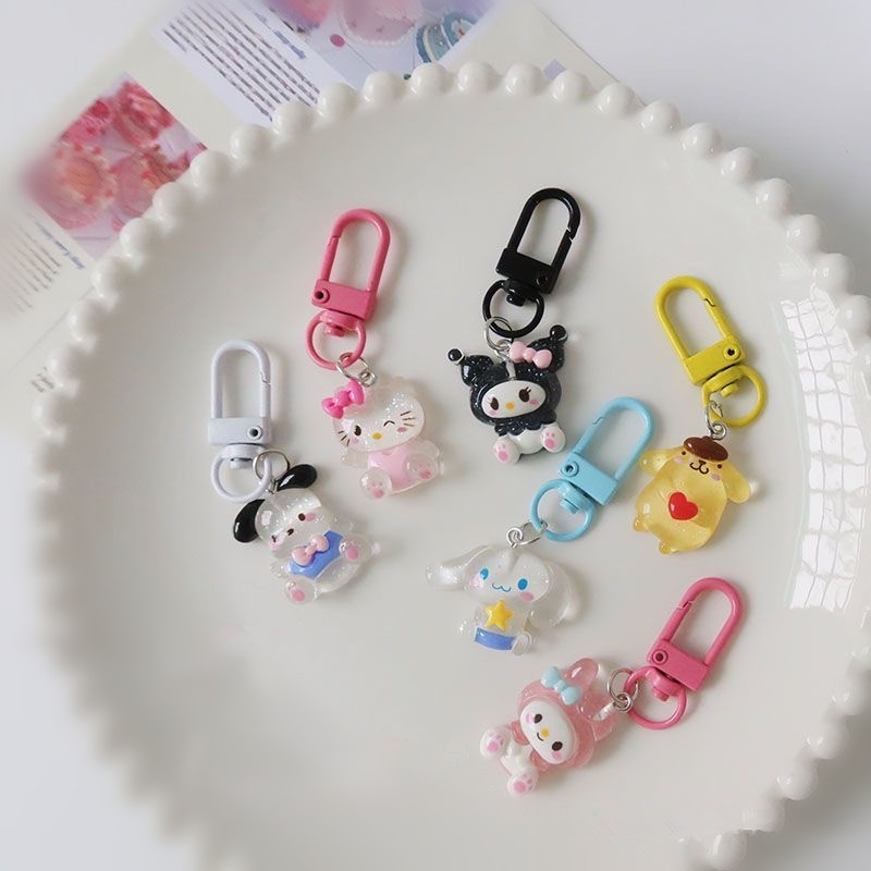 Móc Chìa Khóa Mini Hình Sanrio Hoạt Hình Dễ Thương