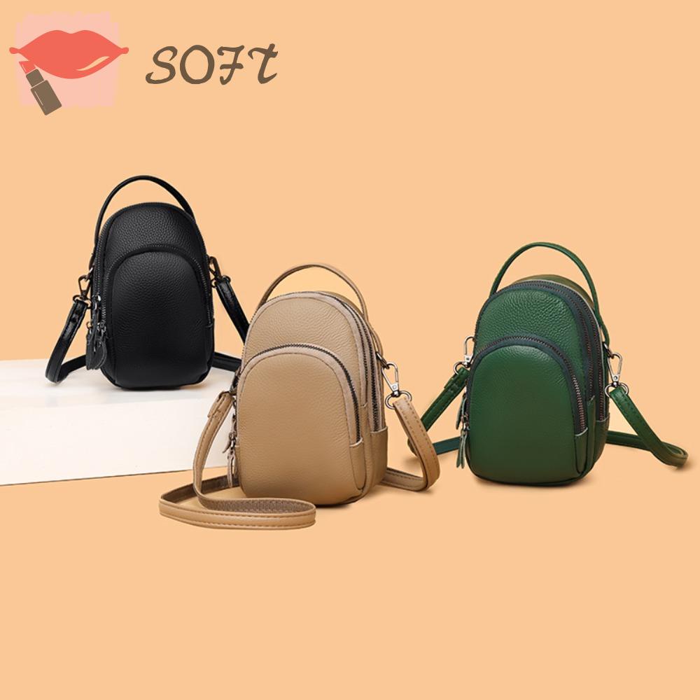 Túi Đeo Chéo Ba Ngăn Mềm Mại Dành Cho Nữ