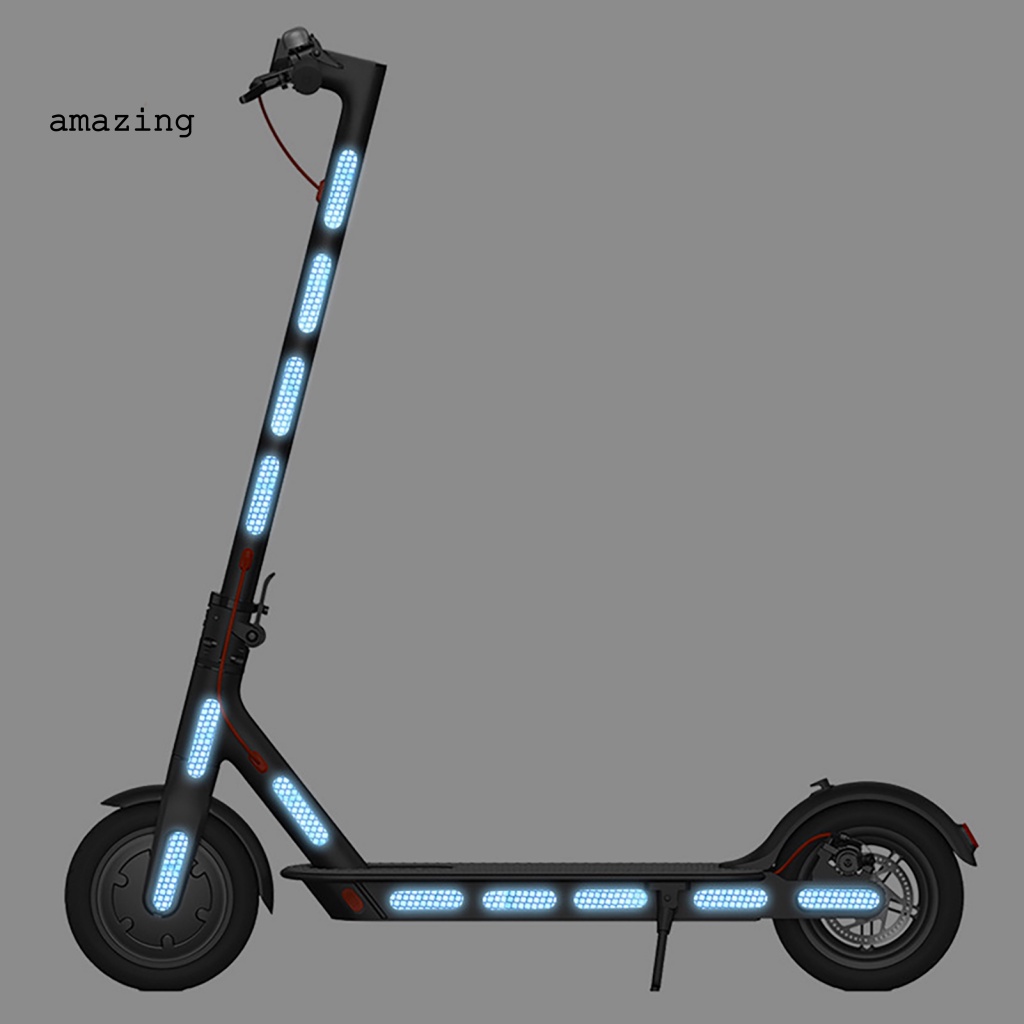Bộ 24 Đề Can Phản Quang Tự Dính Chống Nước Chống Mài Mòn Cho Bánh Xe Scooter Xiaomi M365 / Pro