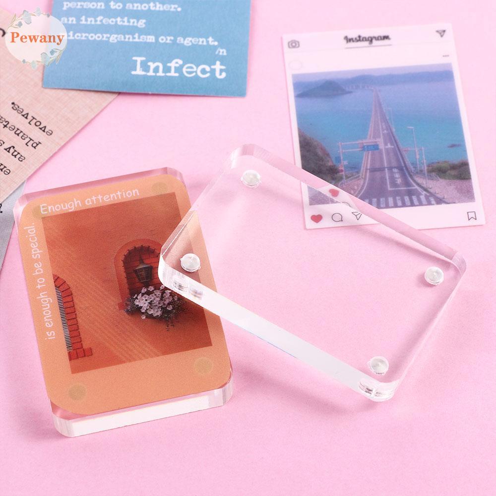 Thẻ Ảnh Trong Suốt Hình Thần Tượng PEWANY Đáng Yêu Dành Cho Học Sinh