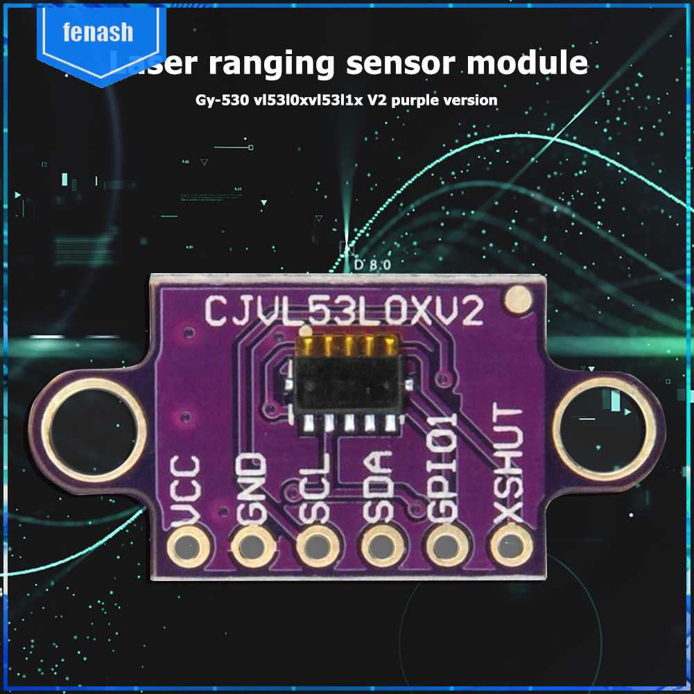 Mô Đun Cảm Biến Khoảng Cách Laser VL53L0X 3-5V GY-530 VL53L0X VL53L1X V2