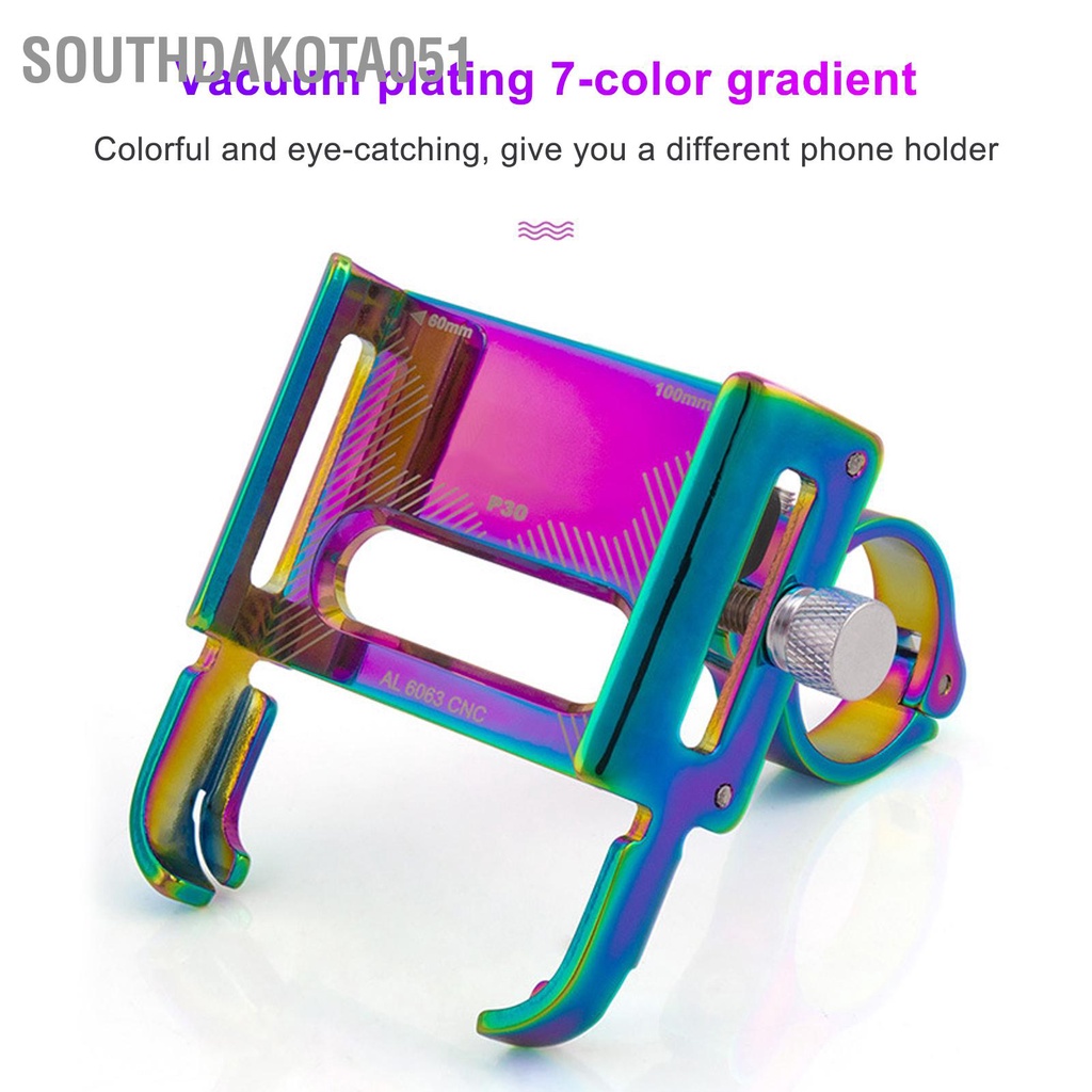 Southdakota051 Giá đỡ điện thoại xe đạp xoay 360° GUB di động máy Nhiều màu sắc