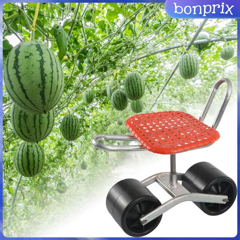 [Bon] Xe Đẩy Cỏ Làm Vườn Có Thể Điều Chỉnh Chiều Cao Khung Thép Carbon Chống Trượt Chắc Chắn Đa Năng