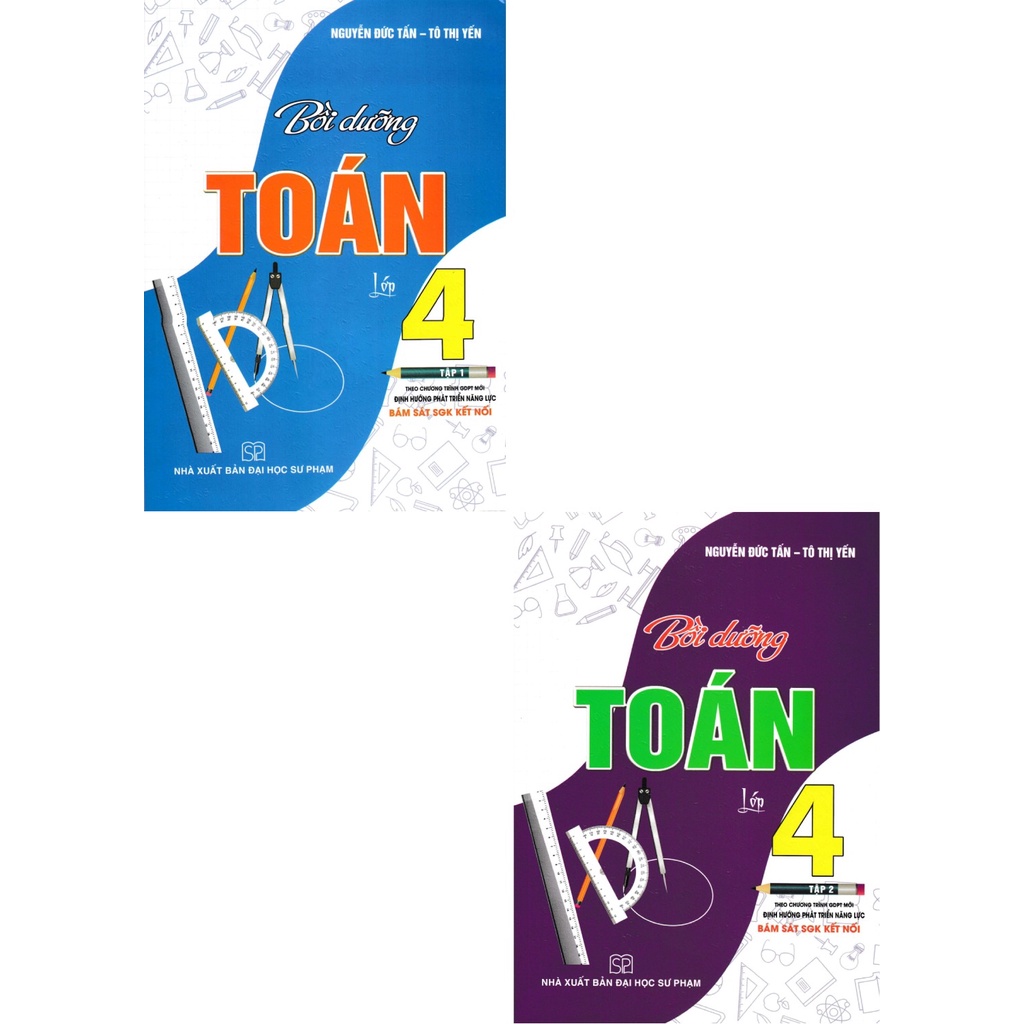 Sách - Combo Bồi Dưỡng Toán Lớp 4 - Tập 1 + 2   - HA
