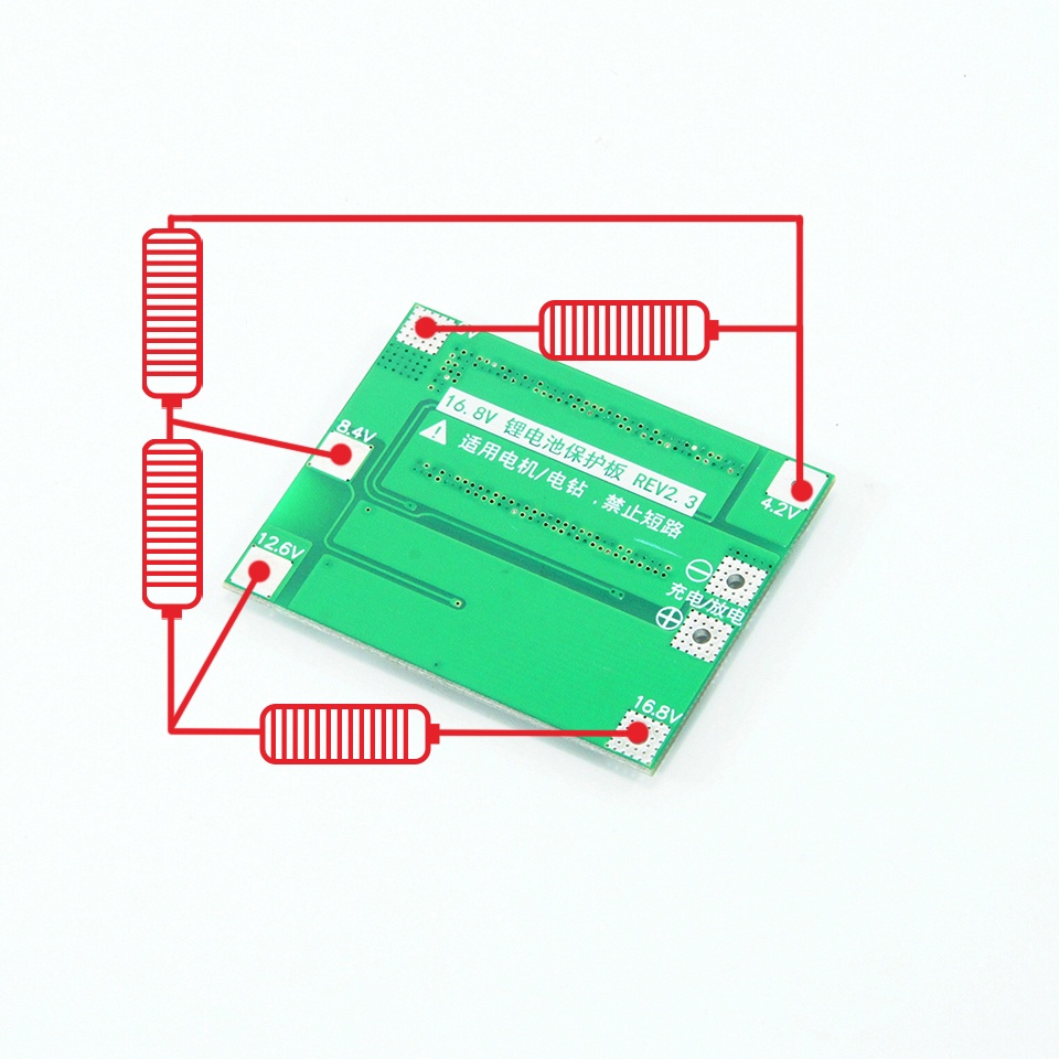 Bo mạch bảo vệ pin lithium RIRIHI 4S 40A