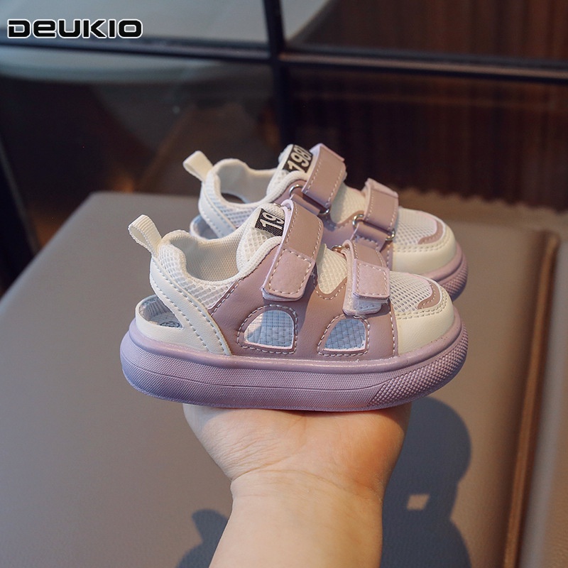 Deukio Giày Sneaker Đế Mềm Thoáng Khí Thời Trang Mùa Hè Cho Bé Trai Và Gái