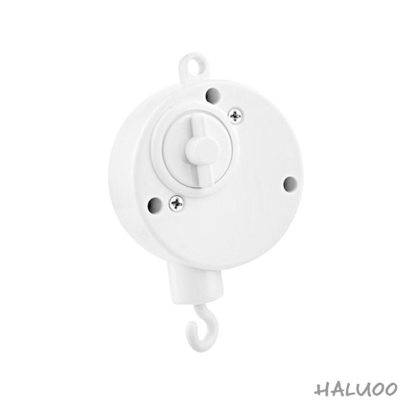 Hộp Nhạc Đồ Chơi Di Động Xoay Được Có Móc Xoay Treo Nôi Em Bé Sơ Sinh