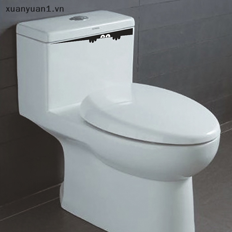 1 Đề Can Dán Toilet Hình Quái Vật Vui Nhộn
