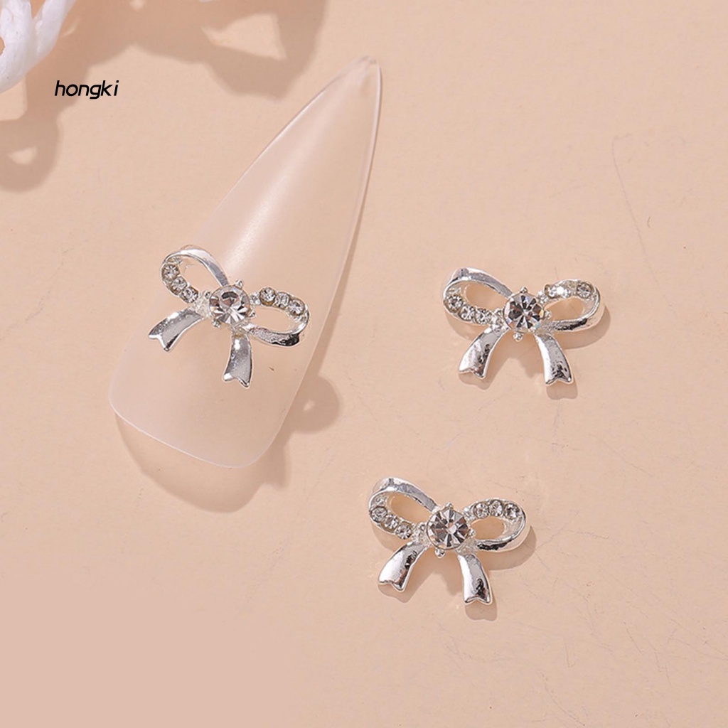 Set 10 Phụ Kiện Trang Trí Móng Tay Nghệ Thuật Ánh Kim Bền Bỉ