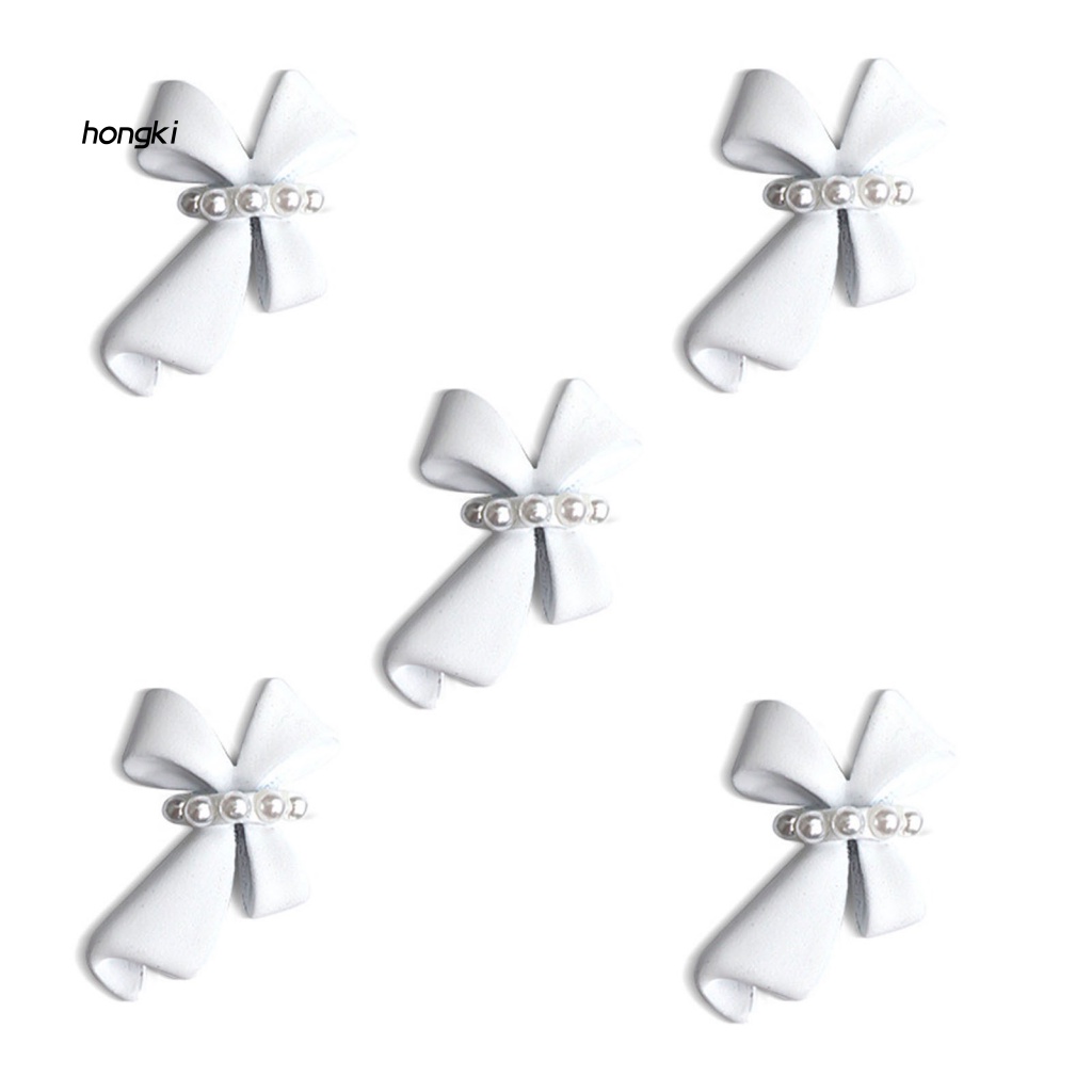 Set 5 Phụ Kiện Trang Trí Móng Nghệ Thuật 3D Nhiều Màu Sắc Xinh Xắn DIY