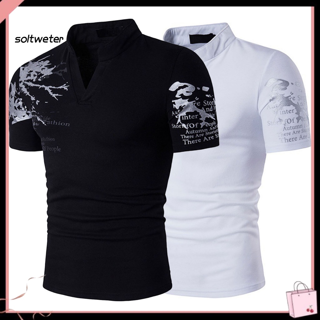 Áo Sơ Mi Tay Ngắn Chất Liệu Polyester Chống Mòn In Họa Tiết Độc Đáo Thời Trang Cho Nam