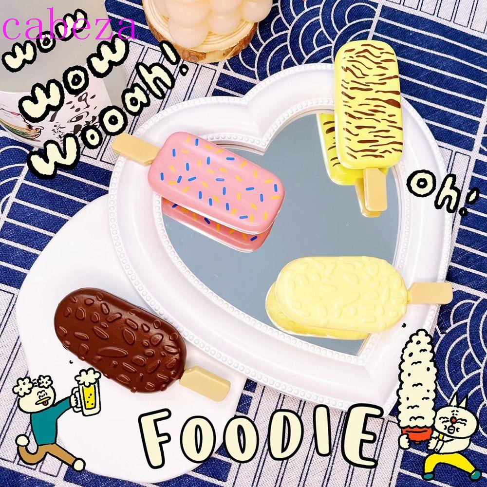 Kẹp Tóc Hình Cây Kem / Thức Ăn Độc Đáo Phong Cách Hàn Quốc Cho Bé Gái