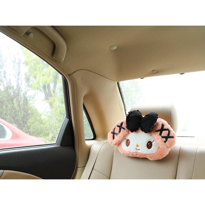 Japanese Cartoon Clow M Melody Rabbit Fur Car Pillow Automotive Headrest Neck Pillow Waist Pillow Car Pillow x4Ci